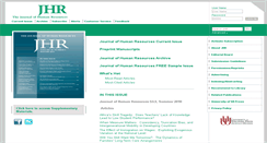 Desktop Screenshot of jhr.uwpress.org