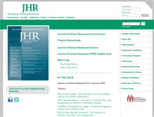 Tablet Screenshot of jhr.uwpress.org
