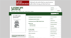 Desktop Screenshot of lj.uwpress.org